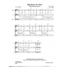 Säg finns du Gud / Min hand är frusen / Åsa Jinder/Anders Skogh